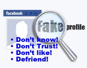 dont know dont trust fake profile