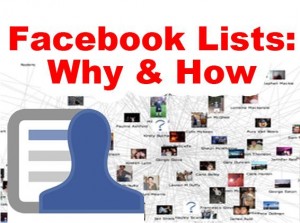 facebook lists why and how